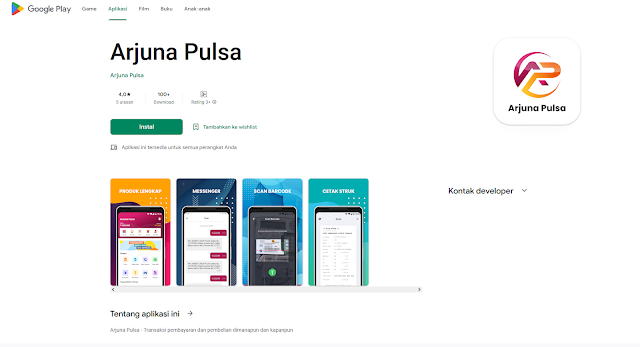 Arjuna Mobile Topup Aplikasi Pulsa